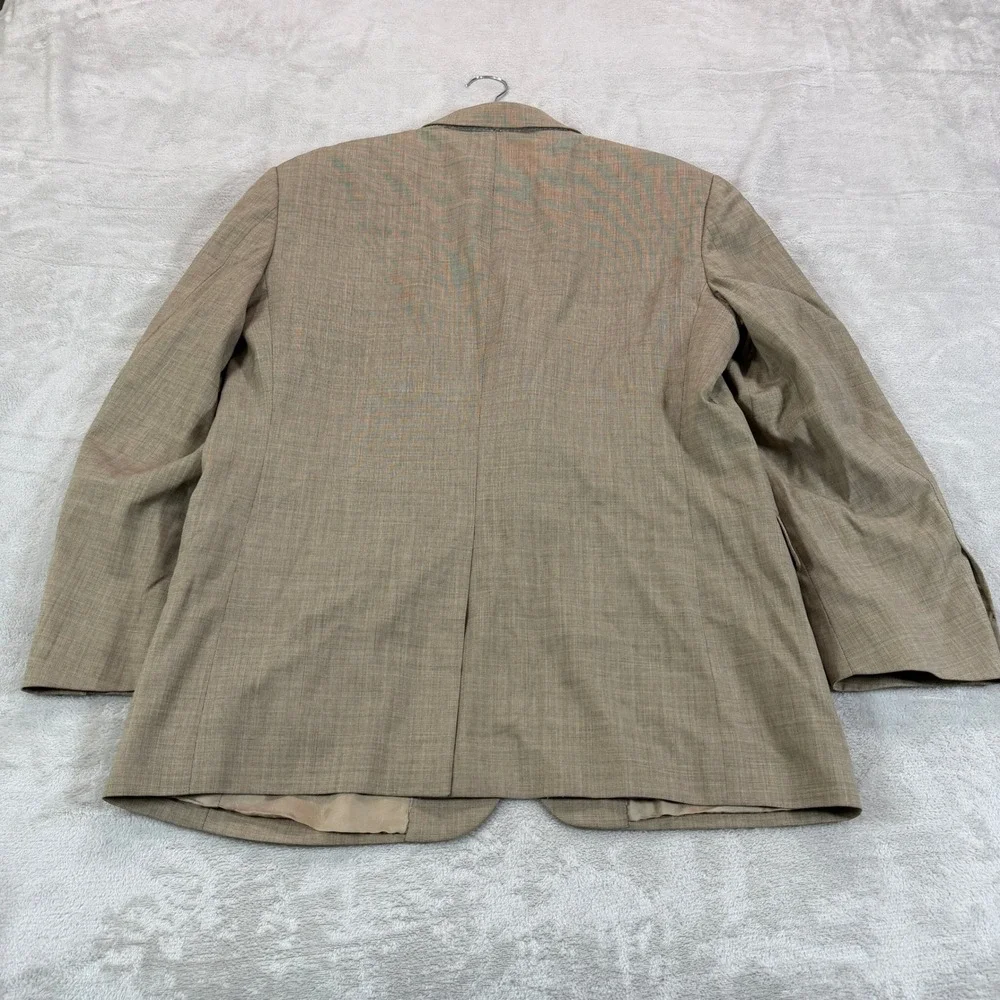 Brooks Brothers 1818 Madison Blazer Mens 40R Classic Tan Loro Piana Wool Italy